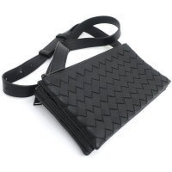 Bottega Veneta Mini Triple Shoulder Bag  - Black - Picture 3 of 9